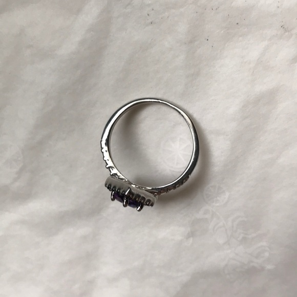 Amethyst 925 sterling silver ring - Picture 5 of 11